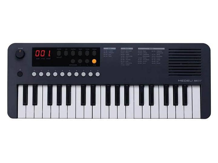 Medeli MK37 keyboard, 37 mini-size keys, with USB-C  auto chord, 1 X 2 0