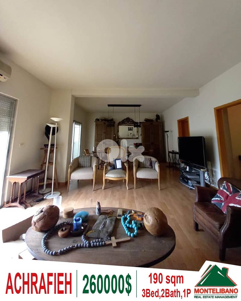 190 sqm Apartment For Sale in Achrafieh (أشرفية) 0