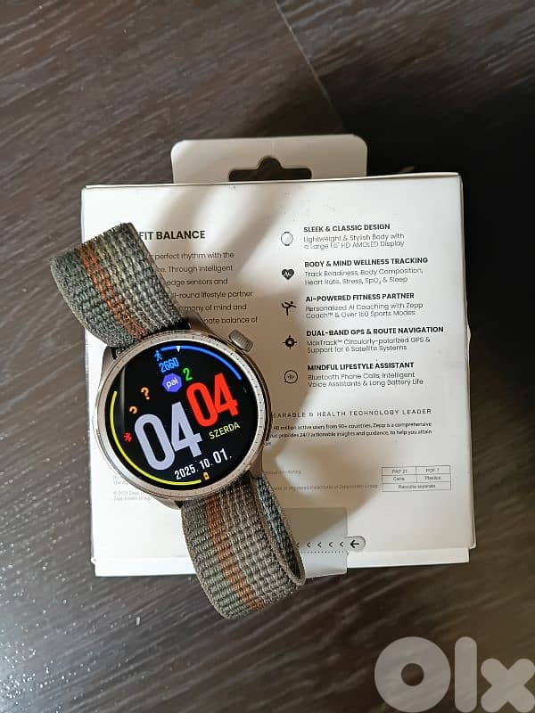 amazfit balance مستعملة بحالة ممتازة 1