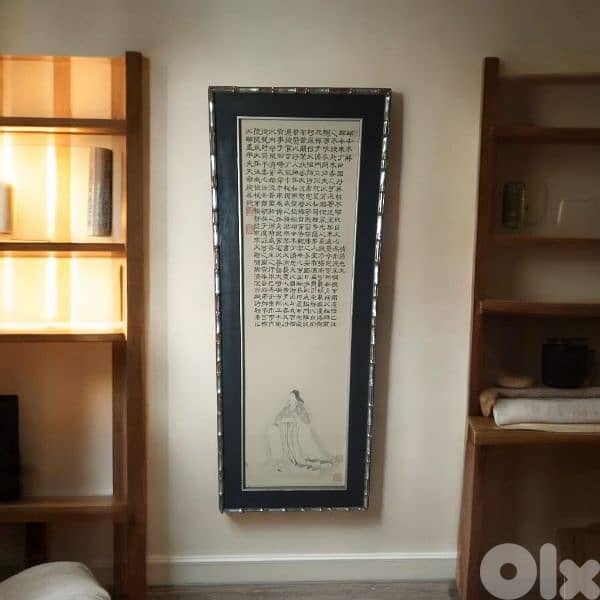 Rare Original Kakejiko Silk Scroll Painting 0
