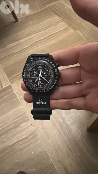 omega x swatch mission to the moonphase