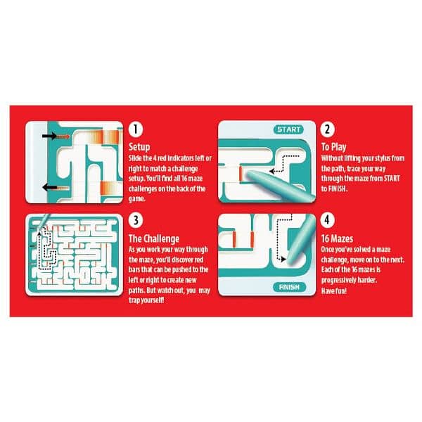 ThinkFun - AMAZE (Limited Quantity)  (16 Mazes in One) 6