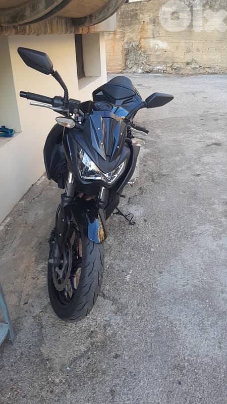 kawasaki ninja z300 naked 2016 modified exhaust+helmet 2