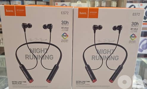 Hoco neck mounted bylt earphones night running es72