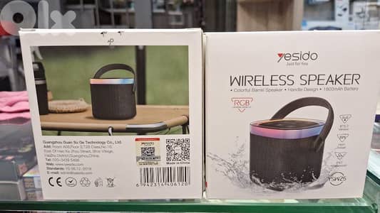 YESIDO WIRELESS SPEAKER RGB LIGHTING EFFECTS 1800MAH BATTERY YSW25