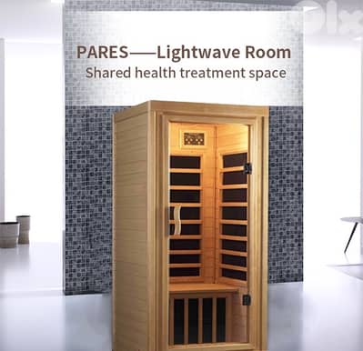 Home sauna fits 1-2 persons