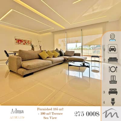 Adma | Signature | Furnished 185m² + 100m² Terrace/Garden | Open View