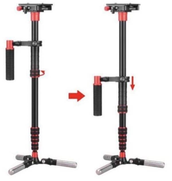 Handheld Steadycam Stabilizer  Multifunctional As Tripod Monopod 1