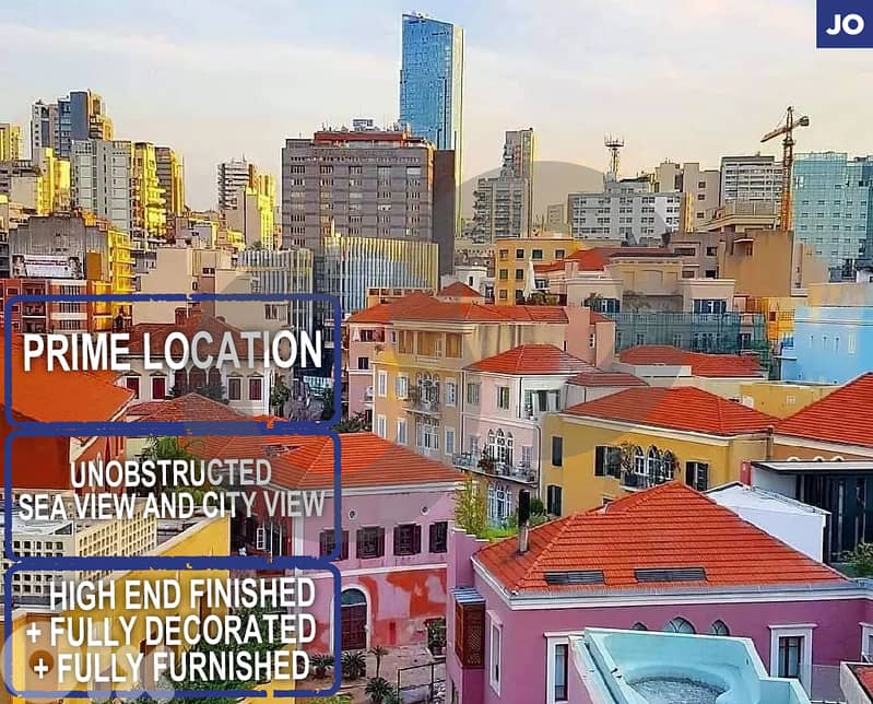 Modern apartment,prime location, sea and city view, saifi REF#JO126696 0