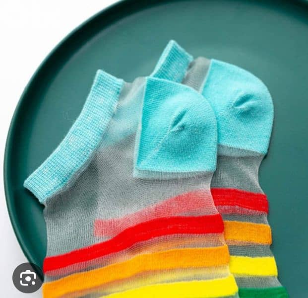 women's transparent silk socks 2