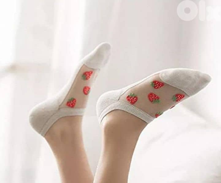 women's transparent silk socks 4