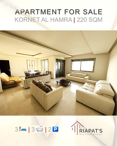 APARTMENT FOR SALE | 220 SQM | KORNET AL HAMRA | 350K