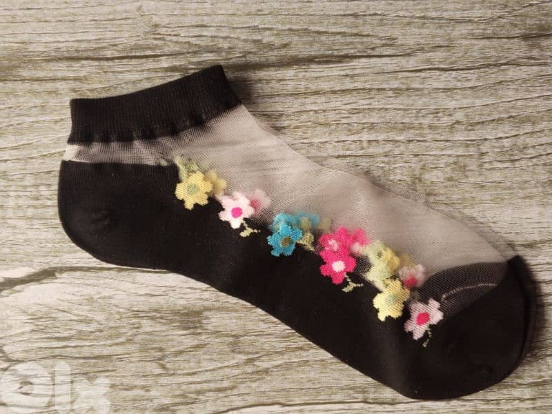 feminine transparent silk socks 8