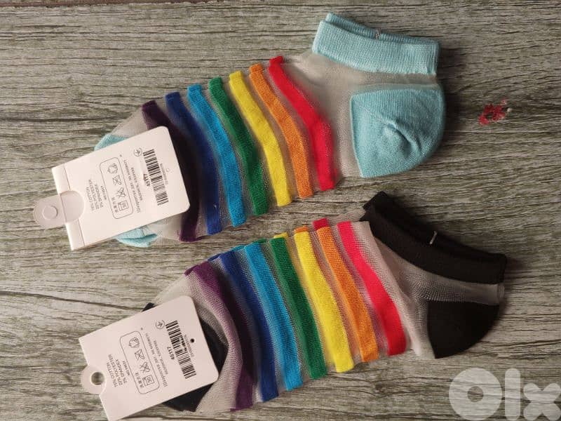 feminine transparent silk socks 10