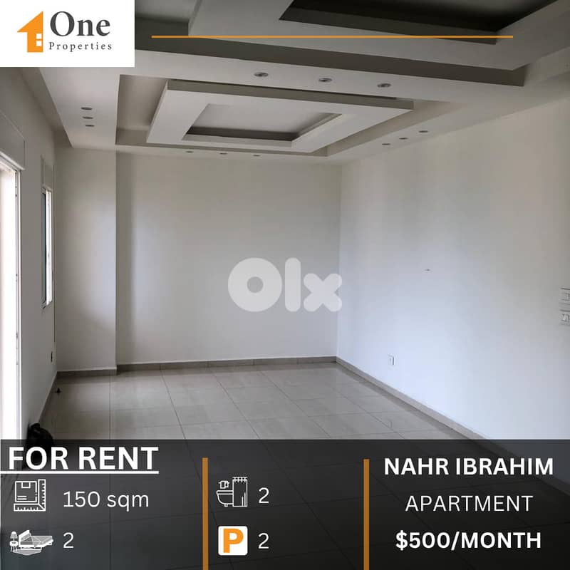 APARTMENT FOR RENT IN NAHR IBRAHIM 0