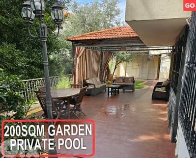 200 sqm garden, pool, great deal, Kfar hbab REF#GO126719