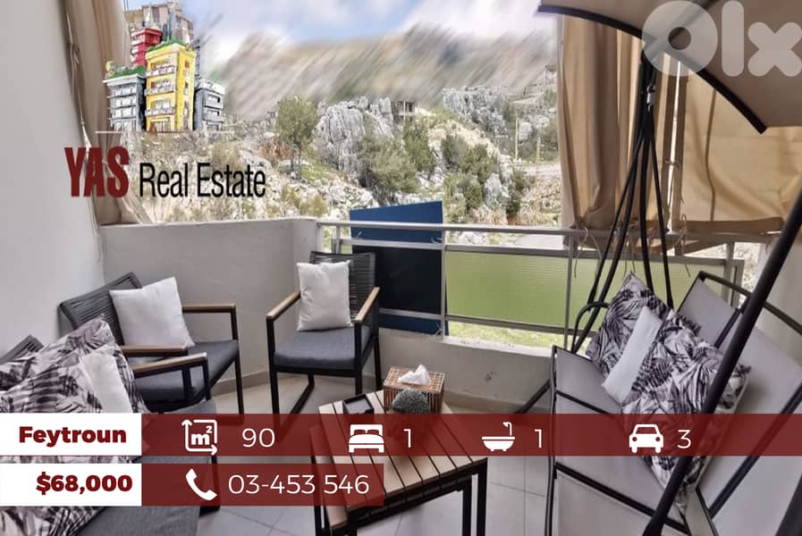 Feytroun 90m2 | Furnished Chalet | Cozy | Calm Area | Catch | DA | 0