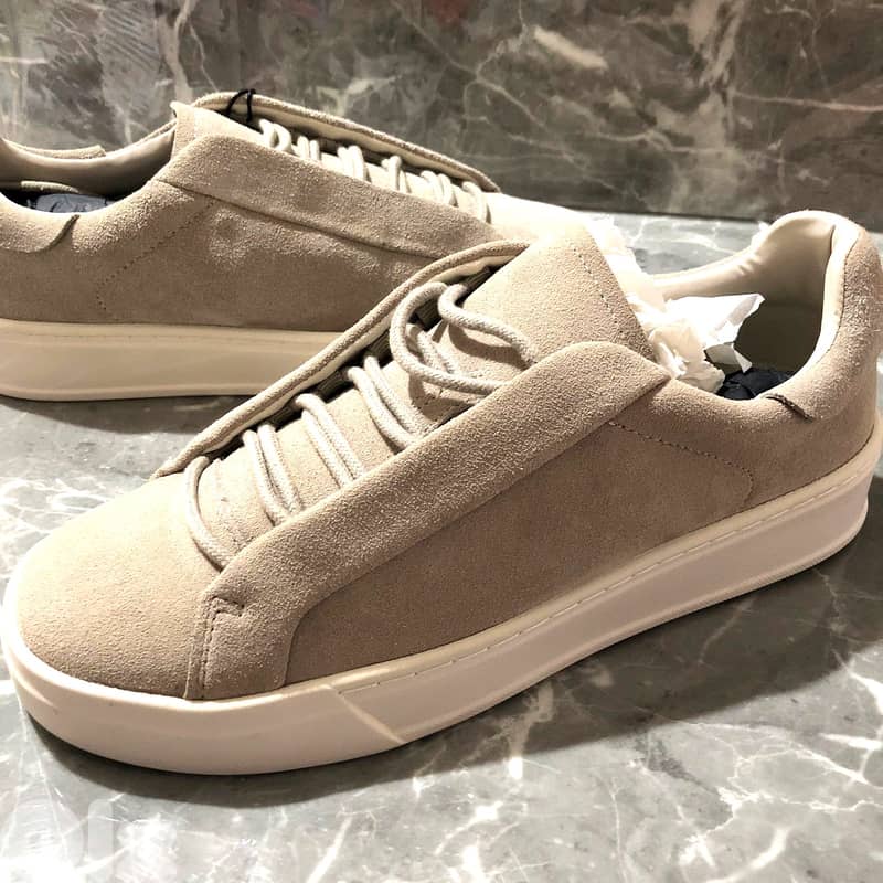 ZARA 41 - LEATHER TRAINERS 5