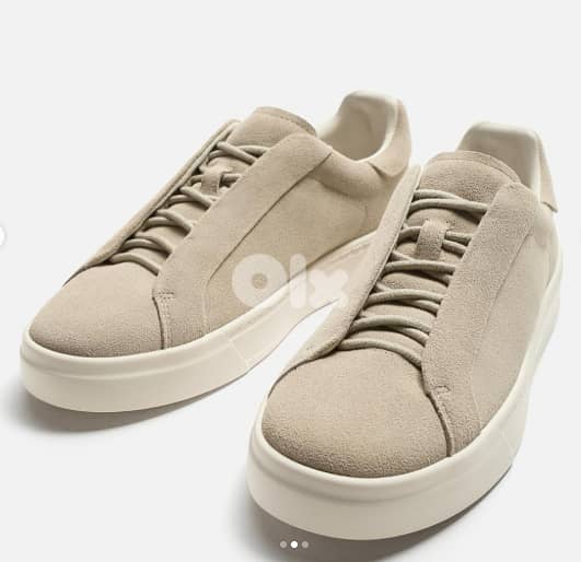 ZARA 41 - LEATHER TRAINERS 8