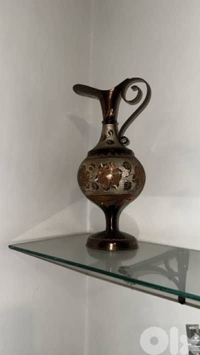 Brass decorative pitcher