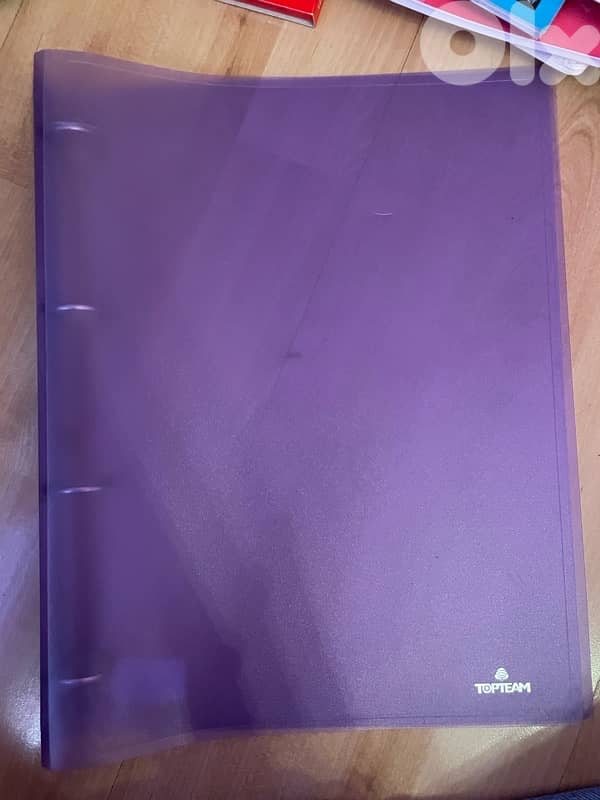 Purple Large Binder Soft Cover 0