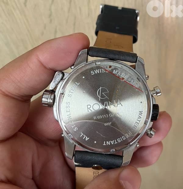 rovina Swiss original men watch R69113G2SN 9