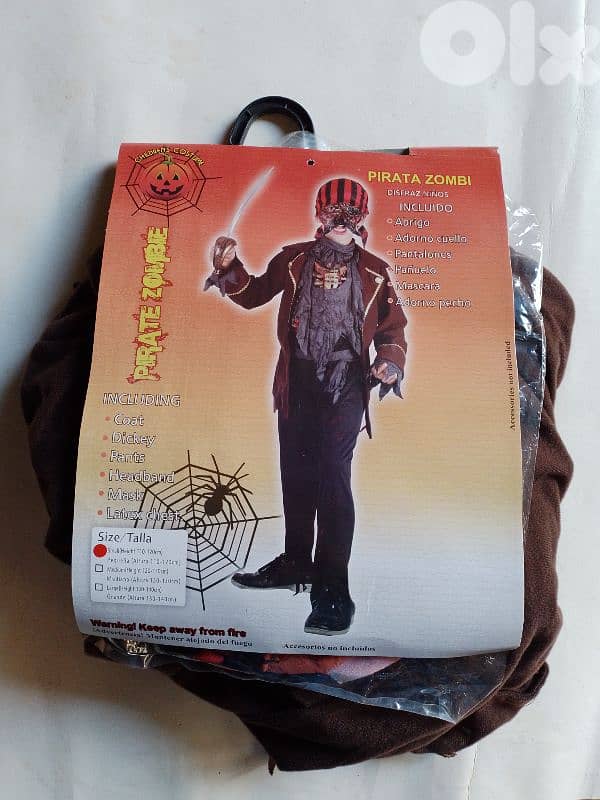 pirate zombie costume 0