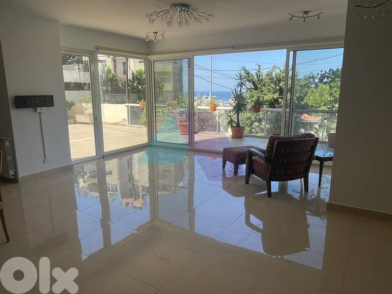 3 bedroom Furnished apartment+terrace+view 4rent in Naccache - النقّاش 0