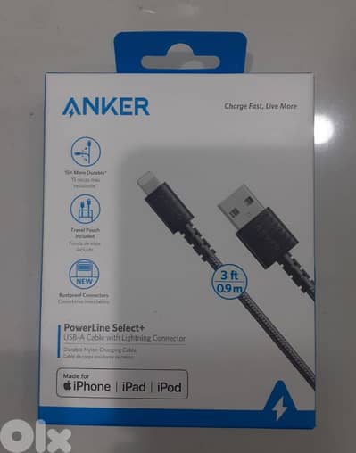 Anker powerLine Select+ usb-a cable