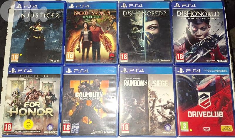 Used PS4 games. check description for more information 3