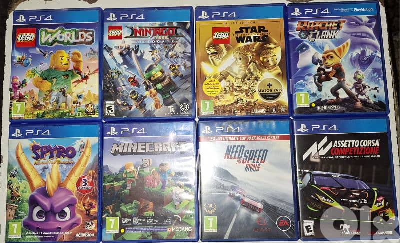 Used PS4 games. check description for more information 4