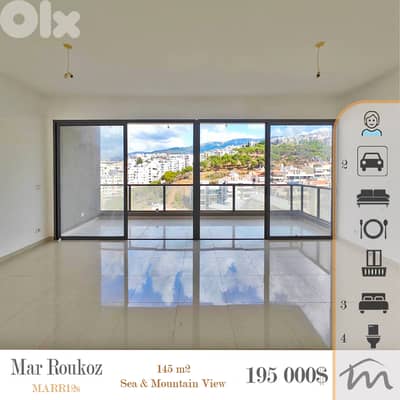 Mar Roukoz | Signature 3 Bedrooms Apart | Large Balcony | Open View
