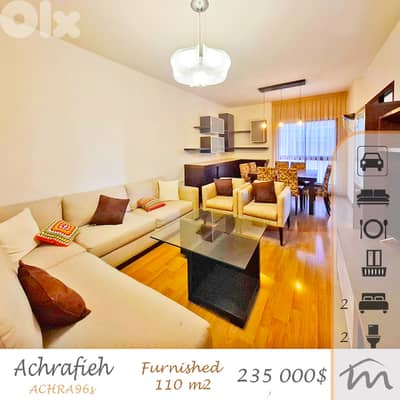 Ashrafieh | Prime Location | Furnished 2 Bedrooms Ap | Parking Spot