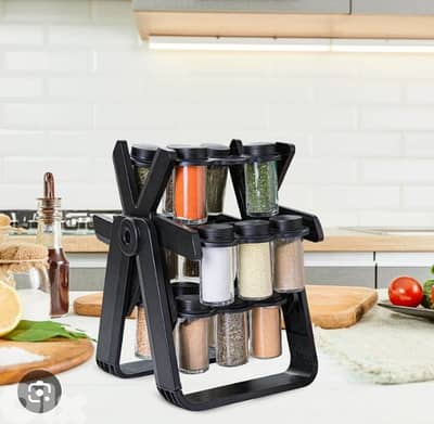 rotating spices stand
