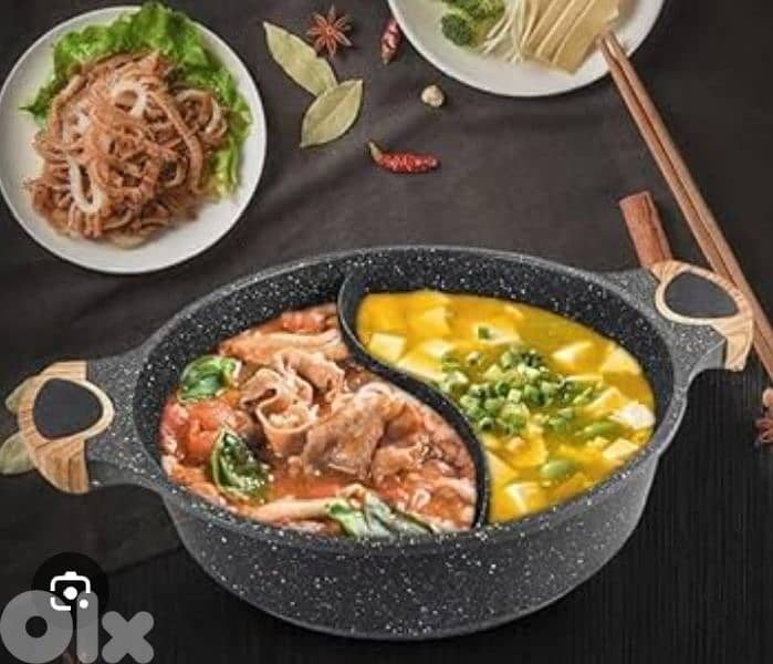 طنجرة مقسومة غرانيت ممتازة 0