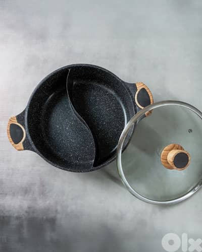 طنجرة مقسومة غرانيت ممتازة