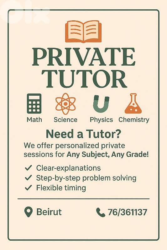 private Teacher (matière scientifique) 0