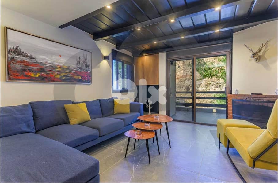 Duplex chalet in the heart of mzaar with terrace for sale REF#CM126755 1