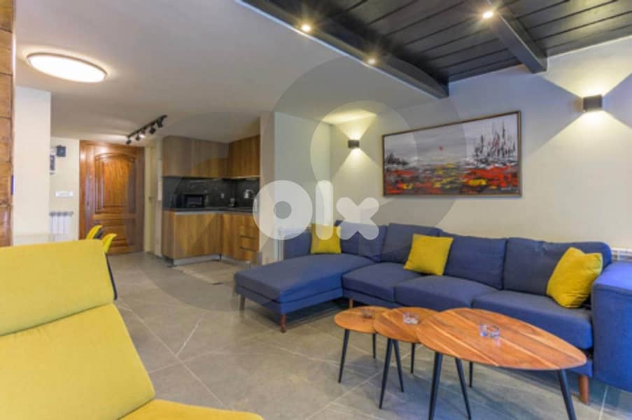 Duplex chalet in the heart of mzaar with terrace for sale REF#CM126755 2