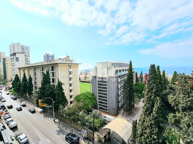 RA25-4212 Stylish Apartment with Terrace for Rent — Bliss, Ras Beirut 0