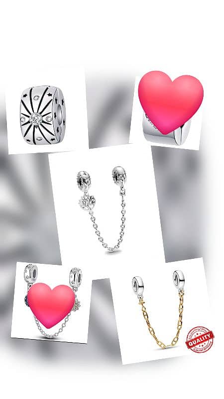 Pandora like Silver charms 1