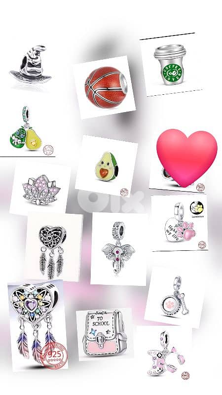 Pandora like Silver charms 2