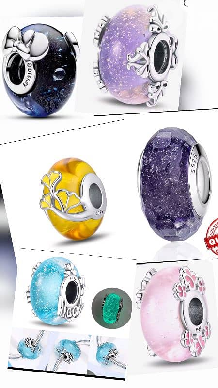 Pandora like Silver charms 4