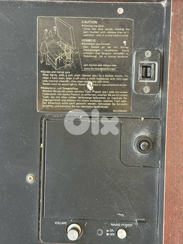 Toshiba projection TV 3