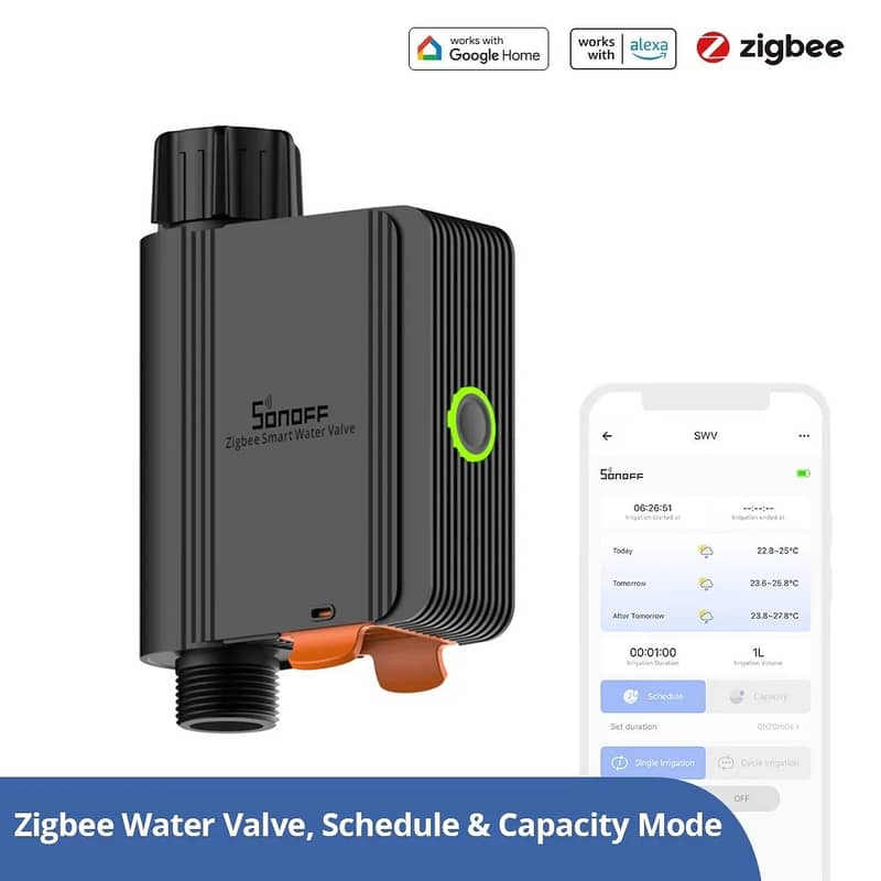 Sonoff Zigbee Smart Water Valve SWV 4