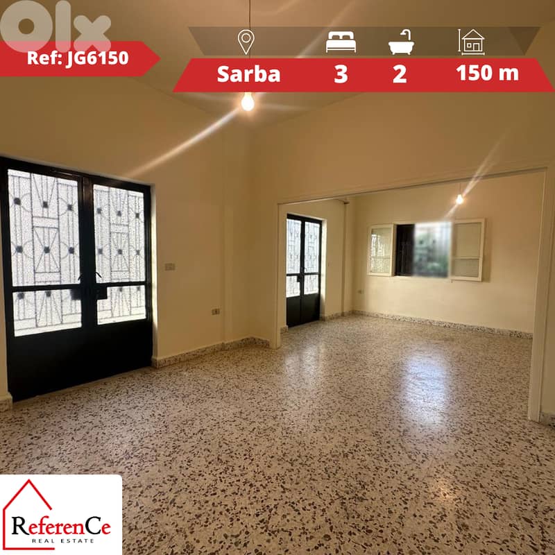 Apartment for sale in Sarba شقة للبيع في صربا 0