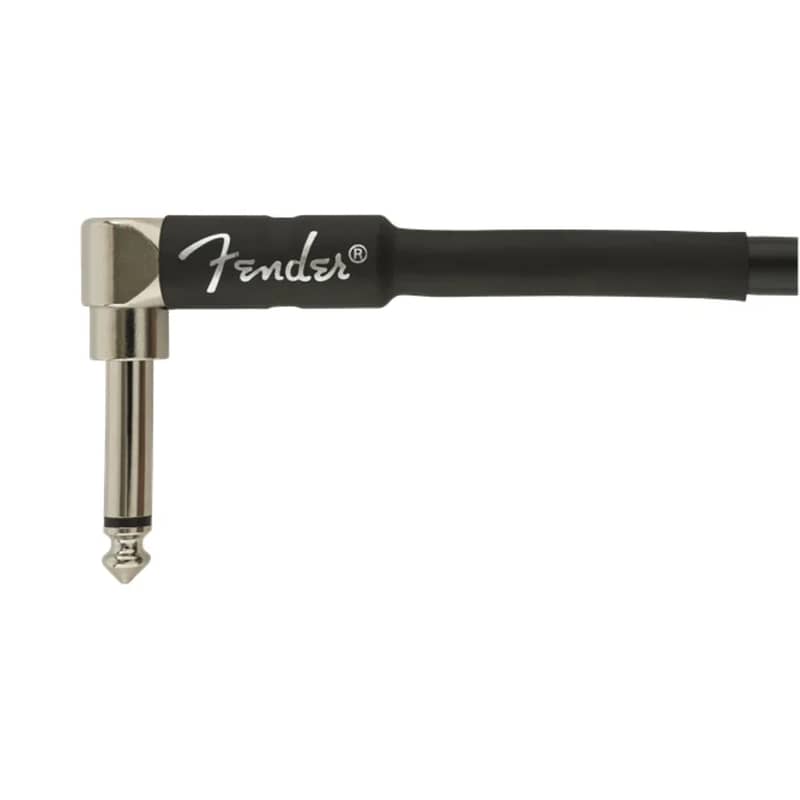 Fender Professional Series Instrument Cable, Straight-Angle, 10', Blac 2
