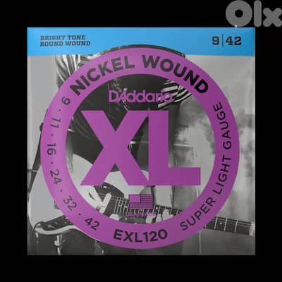 D'Addario 09-42 Super Light Electric Guitar Strings EXL120