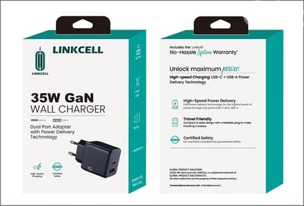 35W GAN wall charger
