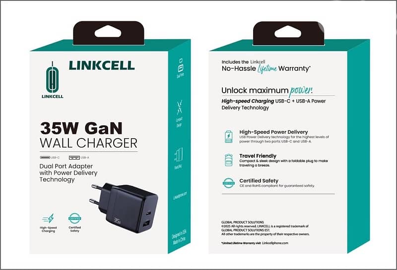 35W GAN wall charger 0